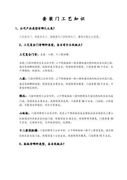 木门专业知识