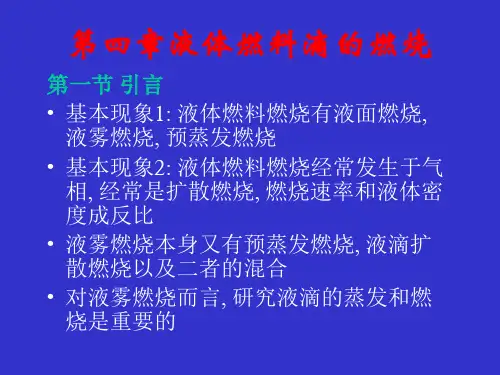 哈工大能源学院高等燃烧学课件-燃烧理论-4-1
