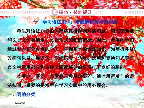 高考语文一轮复习 第五部分 语言文字运用 专题二 辨析并修改病句 2 抓核心技能提升课件 