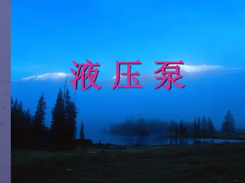 液压泵(课堂PPT)
