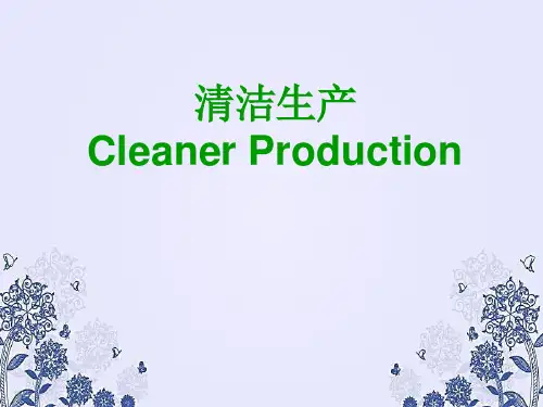 清洁生产PPT课件