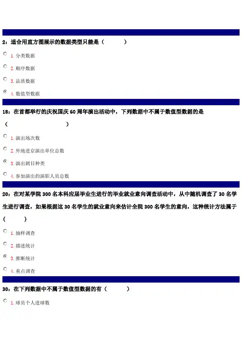 吉大作业经济统计学(1)