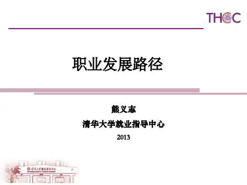 职业生涯规划04.职场路线图：职业发展路径