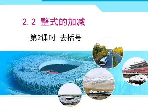《2.2整式的加减 去括号》课件(两套)