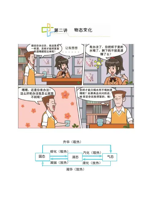 初二物理竞赛   第2讲 物态变化 学生版
