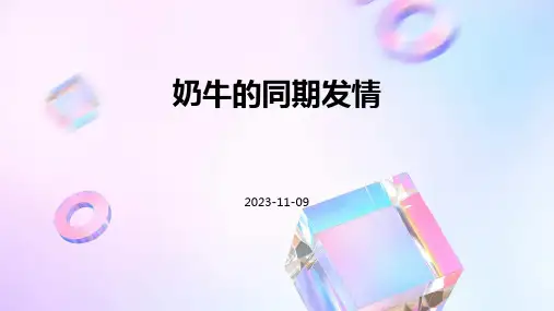奶牛的同期发情