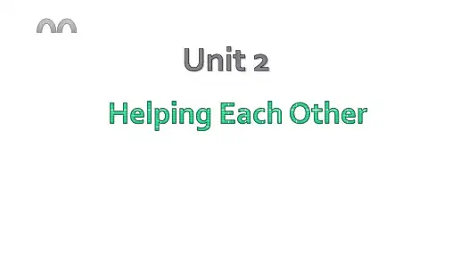 【精品课件】六年级下册英语-Unit-2-Helping-each-other-闽教版