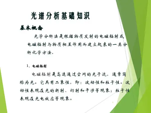 光谱基础知识ppt课件