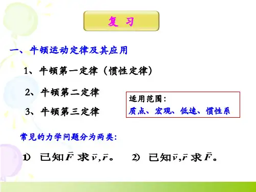 普通物理学(第六版)上册第二章第一节课件