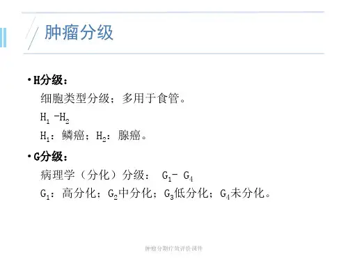 肿瘤分期疗效评价课件