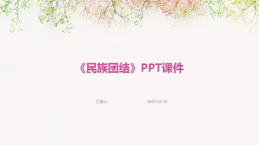 《民族团结》PPT课件