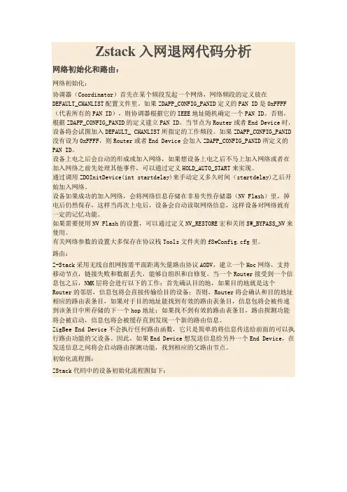 zigbee入网退网机制分析