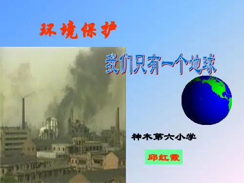 小学思品《环境保护》PPT课件