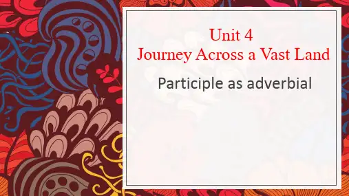 【课件】Unit+4+Discover+useful+structures课件人教版选择性必修第二册