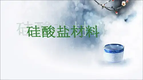 硅酸盐材料(精品课件)