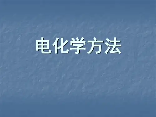 电化学方法