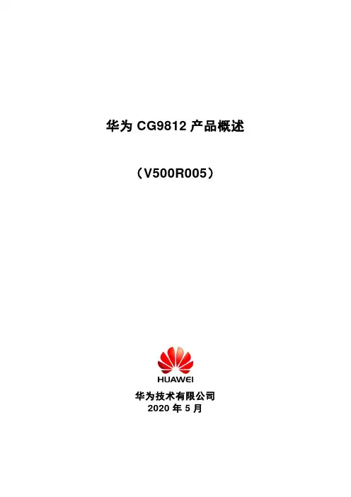华为CG9812 V500R005产品概述