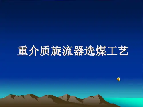 选煤厂重介质旋流器课件.pptx
