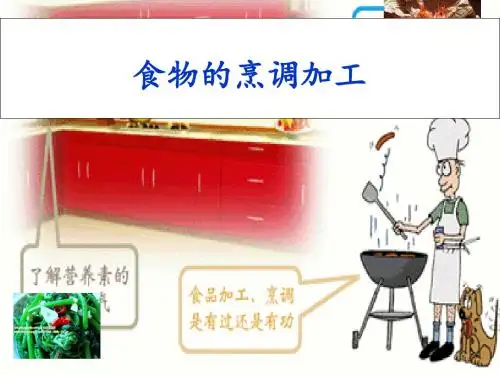 食物的加工和烹饪-精选文档