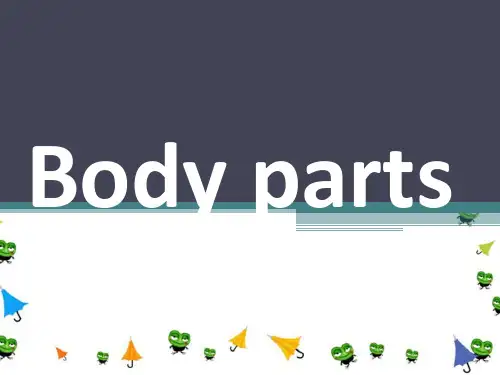 Mybodyparts身体部位英语学习课件