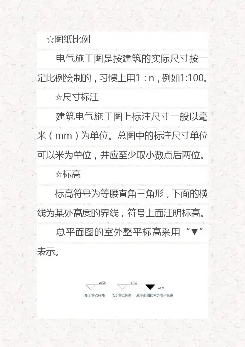 建筑电气CAD施工图纸识读方法