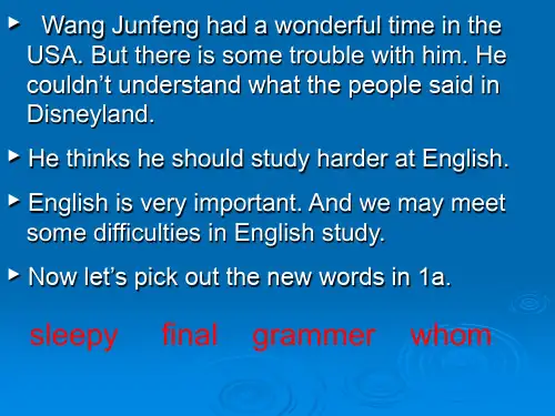 英语课件仁爱版九年级英语上Unit3课件2