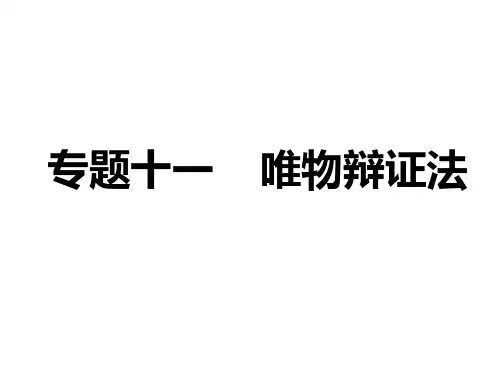 专题11-唯物辩证法(共26张)PPT课件