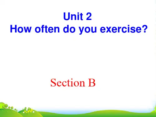 人教英语八年级上册 Unit2 Section B 3a — Self check -课件