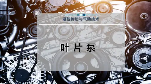 叶 片 泵