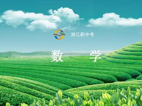 2018年浙江新中考数学第八章《图形的变化》小自测