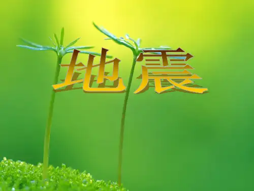 湘教版科学六上3.2《地震》ppt课件(2)