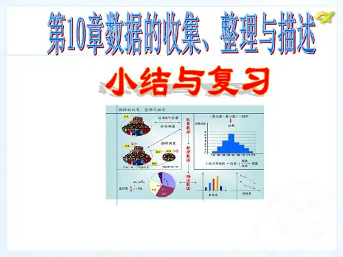 人教版七年级下册数学：第10章数据的收集、整理和描述复习 (共29张PPT)