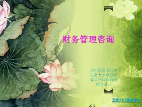 财务管理咨询流程讲解。ppt课件