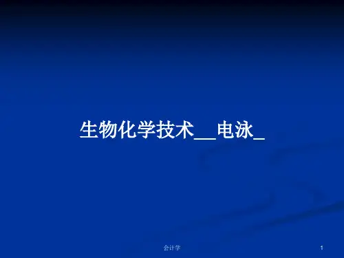 生物化学技术__电泳_PPT教案