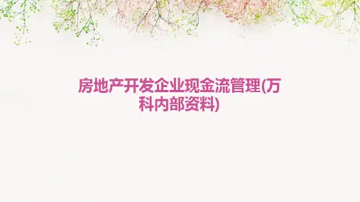 房地产开发企业现金流管理(万科内部资料)