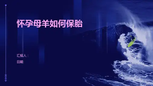 怀孕母羊如何保胎