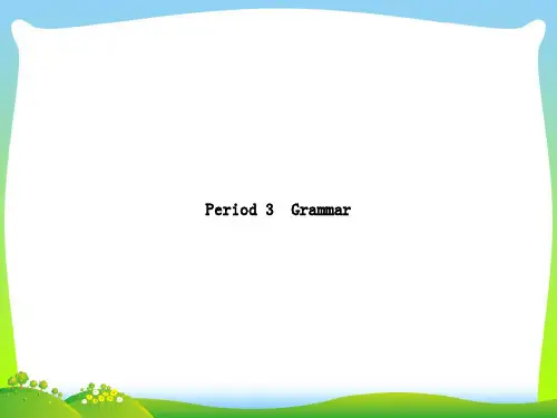 外研版高中英语必修五教学课件：unit+6+Period+3.ppt