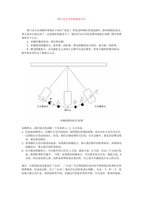 桥门式天车实操经验分享
