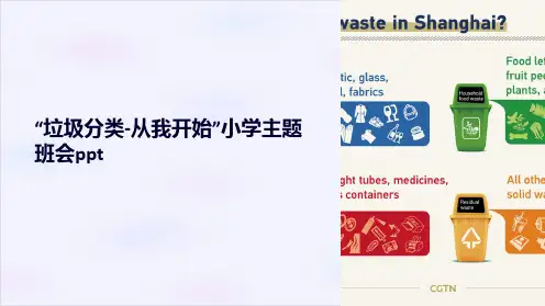 “垃圾分类-从我开始”小学主题班会ppt