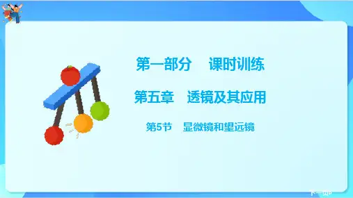 5.5显微镜和望远镜课件-2023—2024学年人教版物理八年级上册