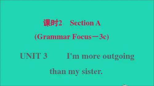 八年级英语上册Unit3课时2(GrammarFocus_3c)习题课件新版人教新目标版ppt