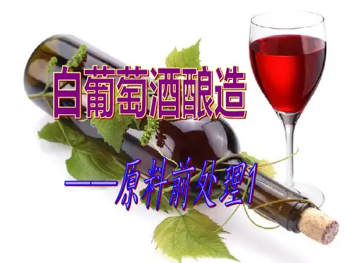 白葡萄酒的酿造