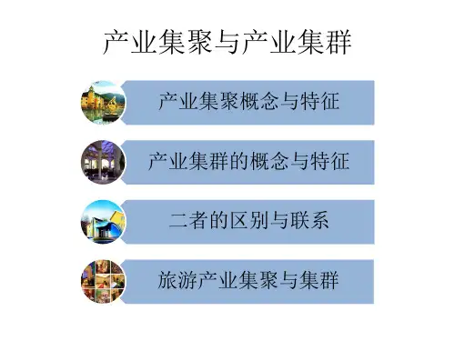 产业集聚与产业集群