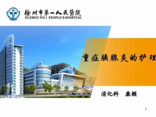 重症胰腺炎的护理PPT课件-重症胰腺炎ppt