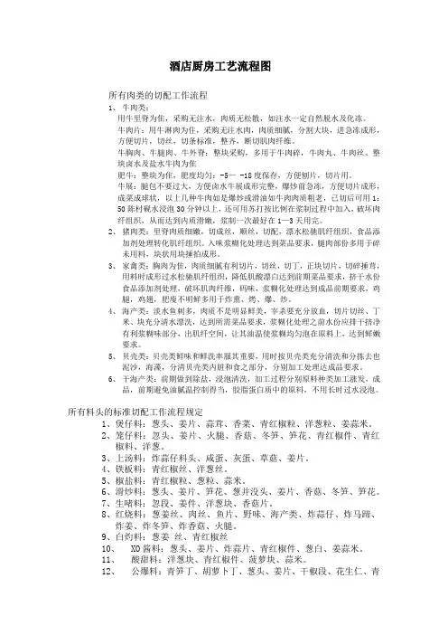 酒店厨房工艺流程图[1] (1)