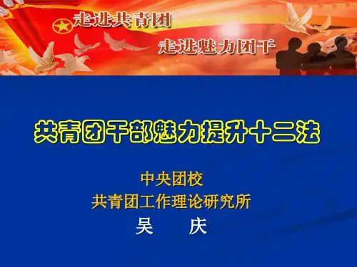 共青团干部魅力十二法(吴庆)
