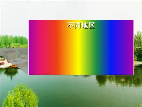 《不同地区不同生活》PPT课件｜苏教版4