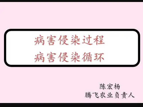 侵染过程及循环