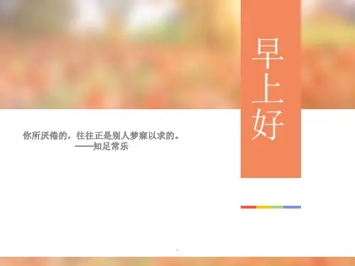 保险公司早会流程ppt课件