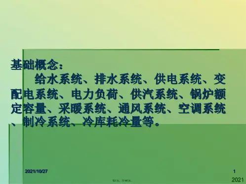 食品加工厂设计公用系统(共141张PPT)